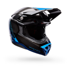 Casco Moto Bell Moto-10 Spherical Strike Azul/Negro