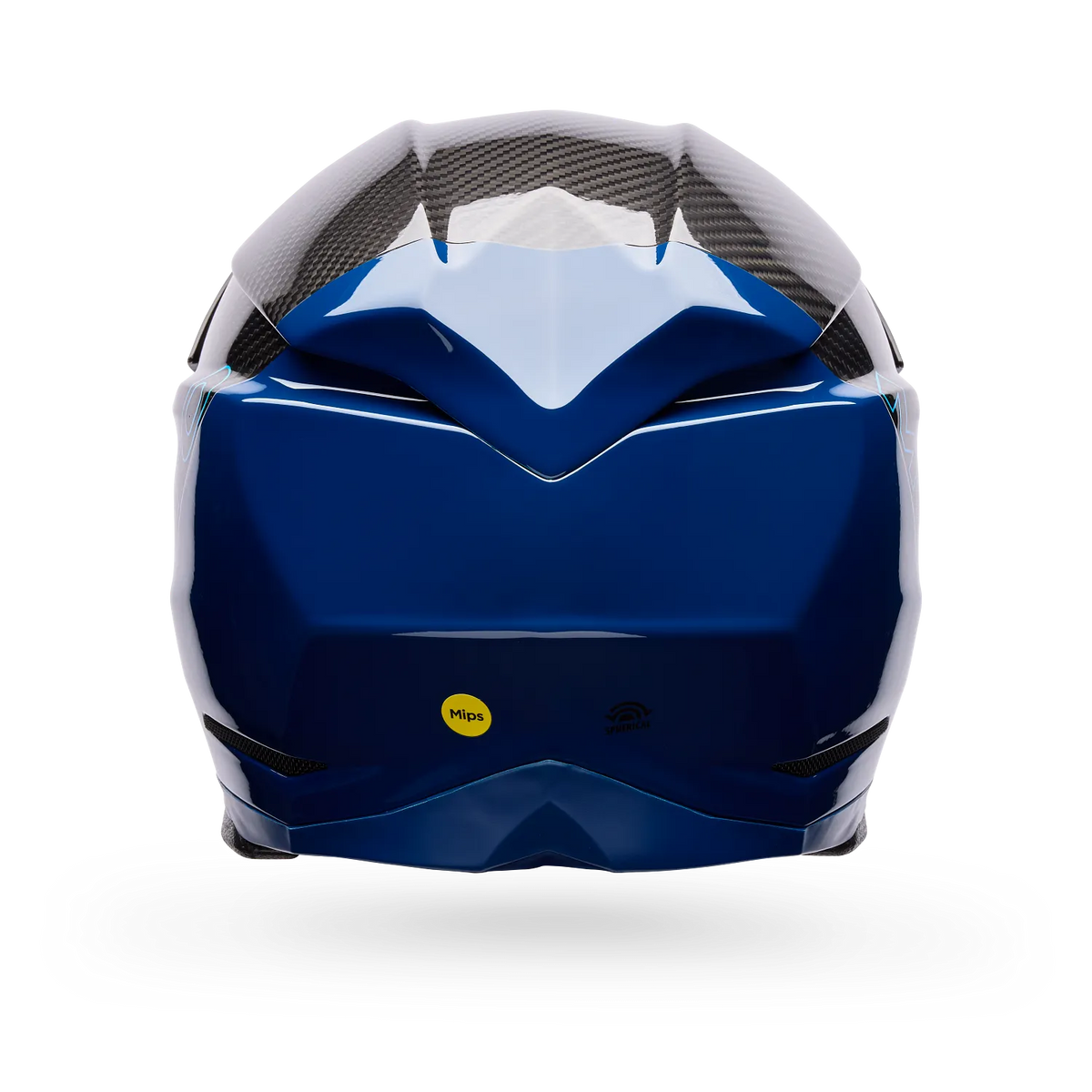 Casco Moto Bell Moto-10 Spherical Strike Azul/Negro