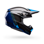 Casco Moto Bell Moto-10 Spherical Strike Azul/Negro