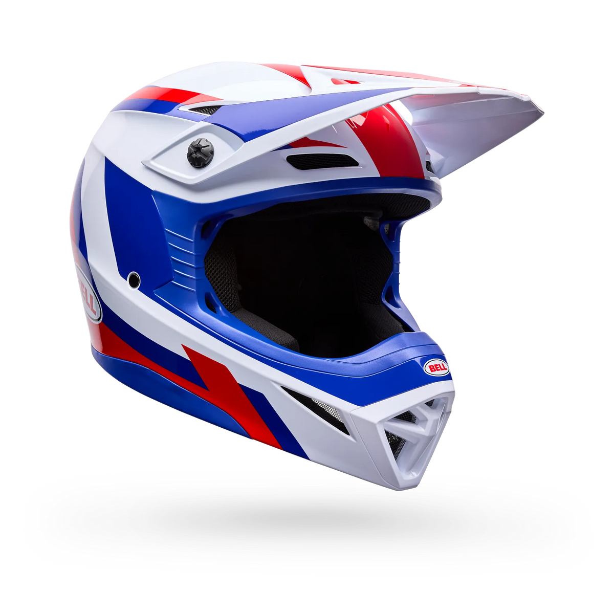 Casco Moto Bell MX-10 Mips Dyno Rojo/Blanco