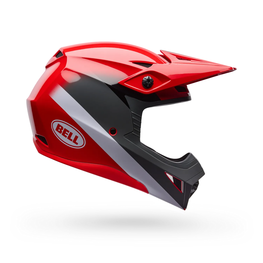 Casco Moto Niño Bell MX-10 Mips Aviator Rojo/Negro