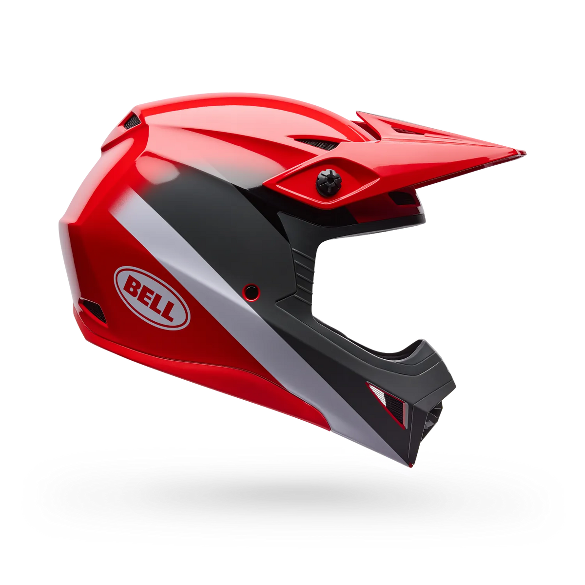 Casco Moto Niño Bell MX-10 Mips Aviator Rojo/Negro