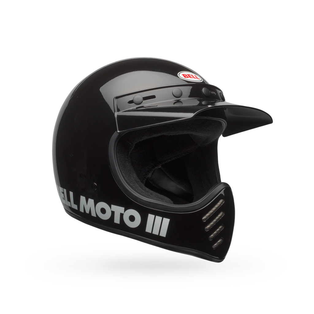 Casco Moto Bell Calle Moto-3 Negro