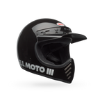 Casco Moto Bell Calle Moto-3 Negro