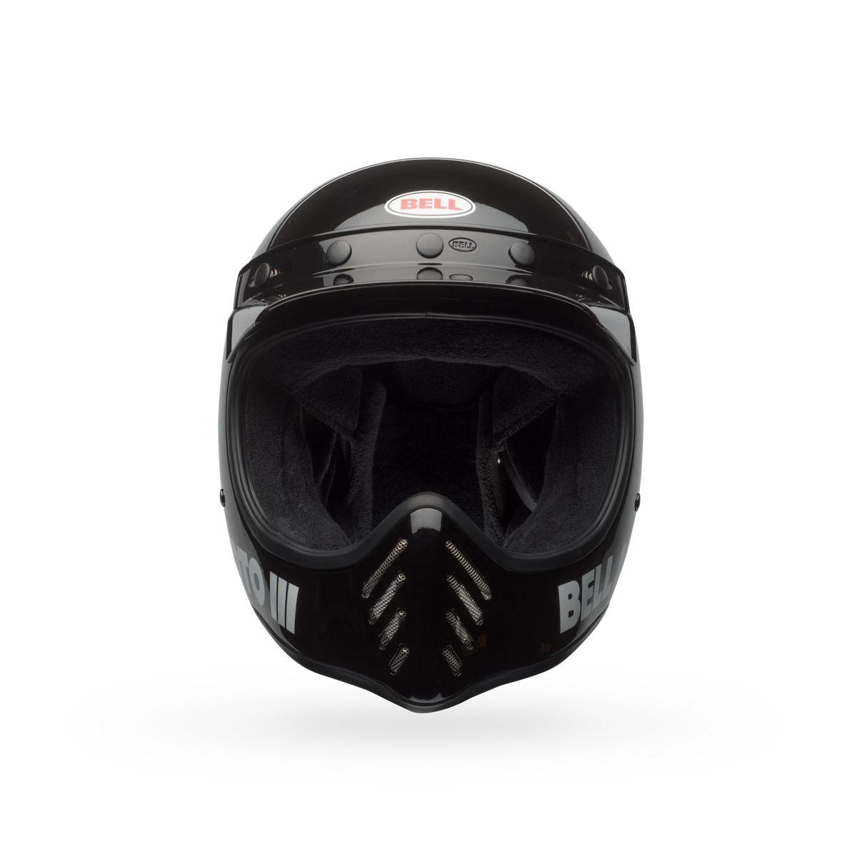 Casco Moto Bell Calle Moto-3 Negro