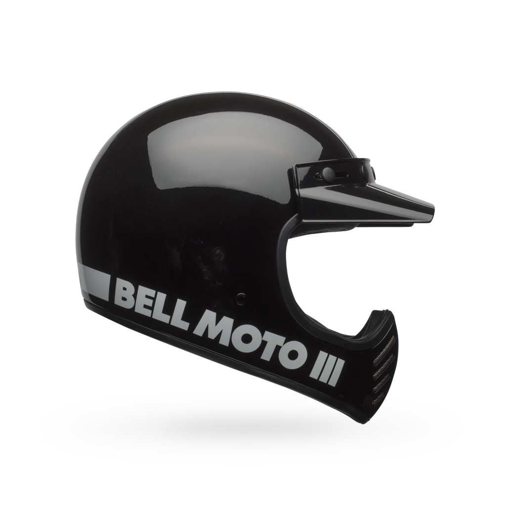 Casco Moto Bell Calle Moto-3 Negro
