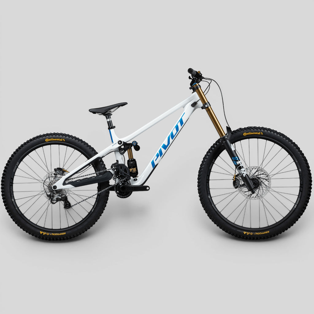 Pivot Phoenix DH Carbon – White/Blue | Kit Descenso PRO Fox Factory - GX
