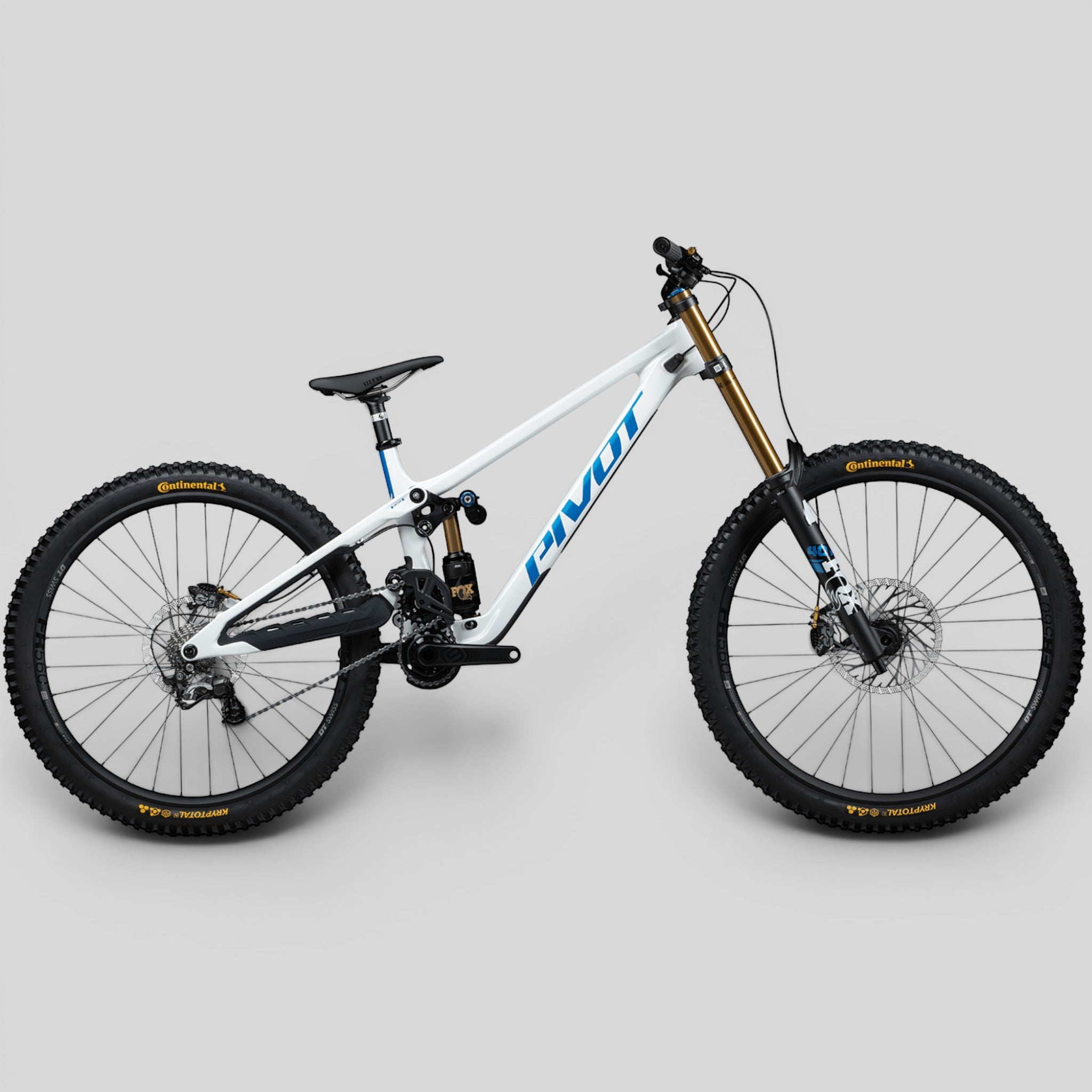 Pivot Phoenix DH Carbon – White/Blue | Kit Descenso PRO Fox Factory - GX