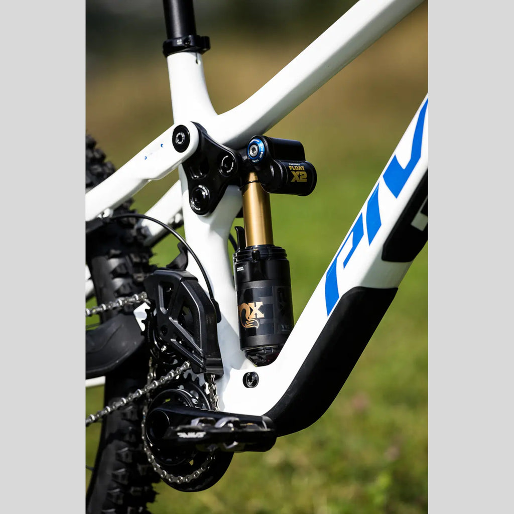 Pivot Phoenix DH Carbon – White/Blue | Kit Descenso PRO Fox Factory - GX