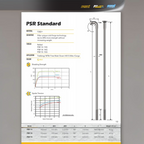 Ficha técnica de MZ Bikes para radios Pillar PSR14 J-Bend negros de acero inoxidable con refuerzo en el codo.