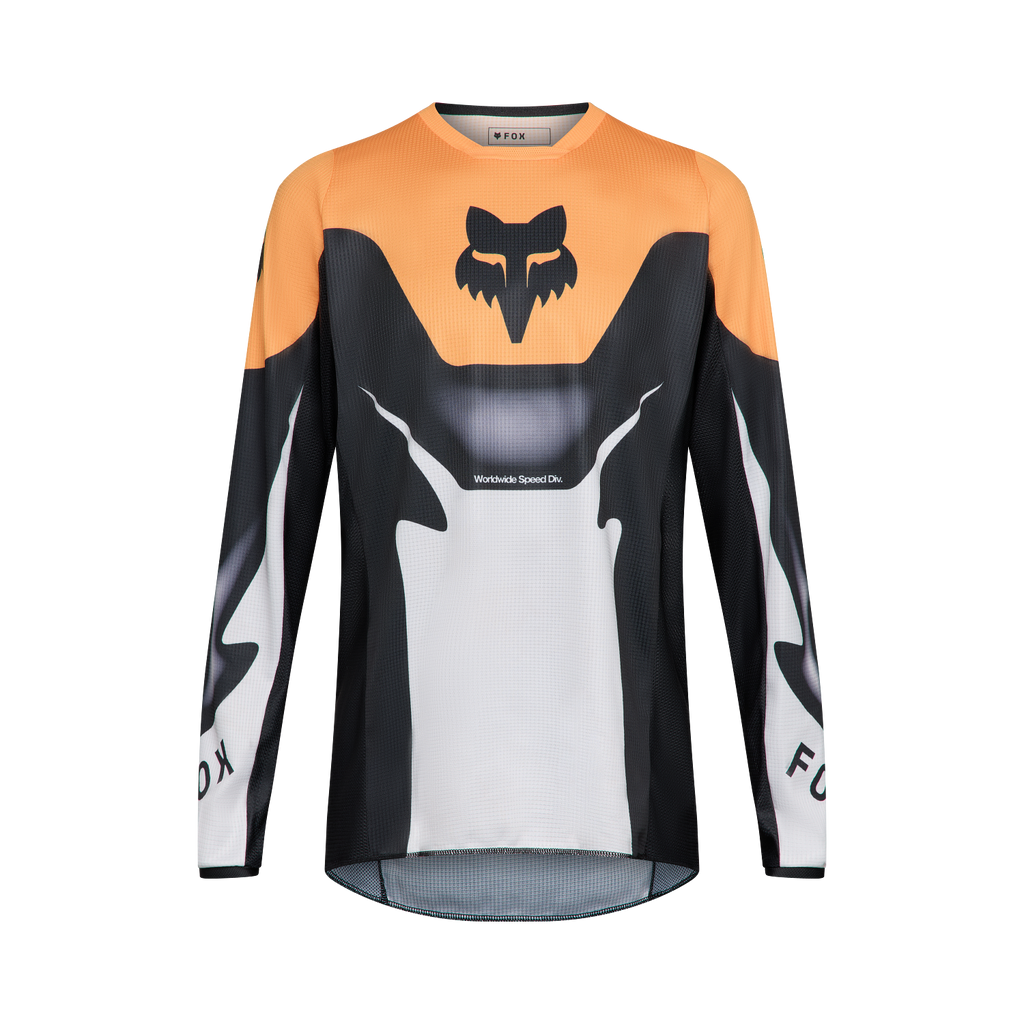 Jersey Hombre FOX 180 Noble Negro/Blanco - detalle