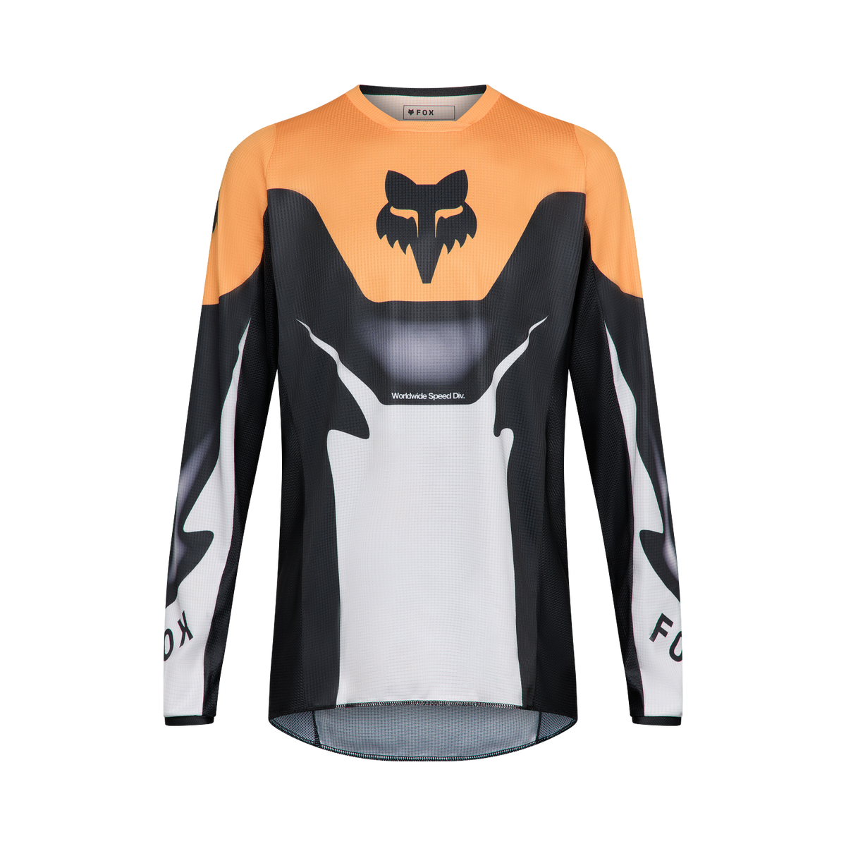 Jersey Hombre FOX 180 Noble Negro/Blanco - detalle