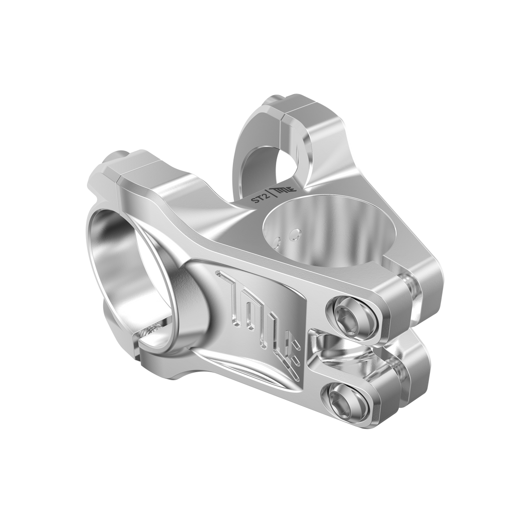 Tee Title MTB ST2 Silver – Stem Aluminio 7075 35mm, Altura Ajustable, MTB Enduro / Trail