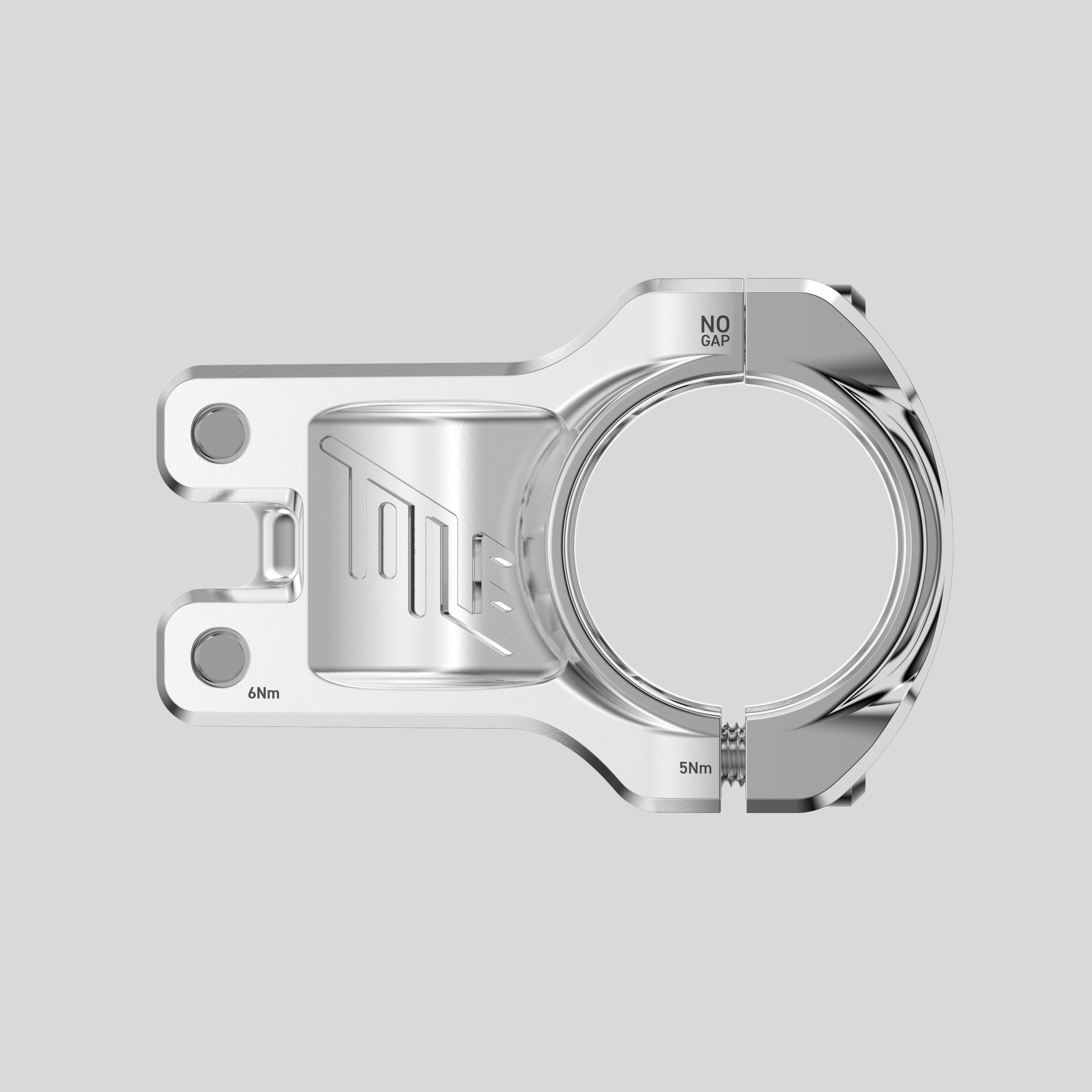 Tee Title MTB ST2 Silver – Stem Aluminio 7075 35mm, Altura Ajustable, MTB Enduro / Trail