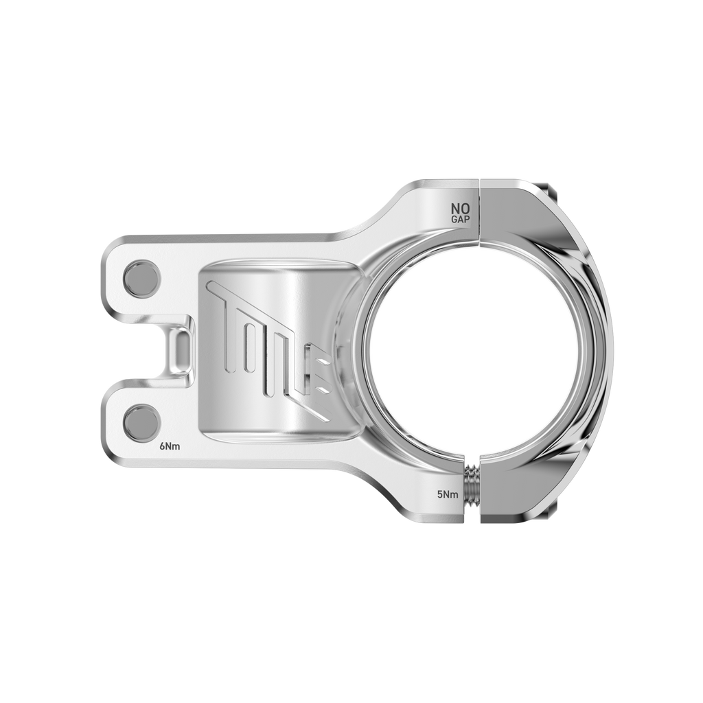 Tee Title MTB ST2 Silver – Stem Aluminio 7075 35mm, Altura Ajustable, MTB Enduro / Trail