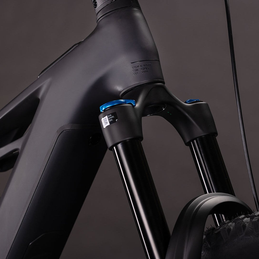 BICICLETA CUBE STEREO HYBRID ONE77 HPC SLX 800 BLACKLINE