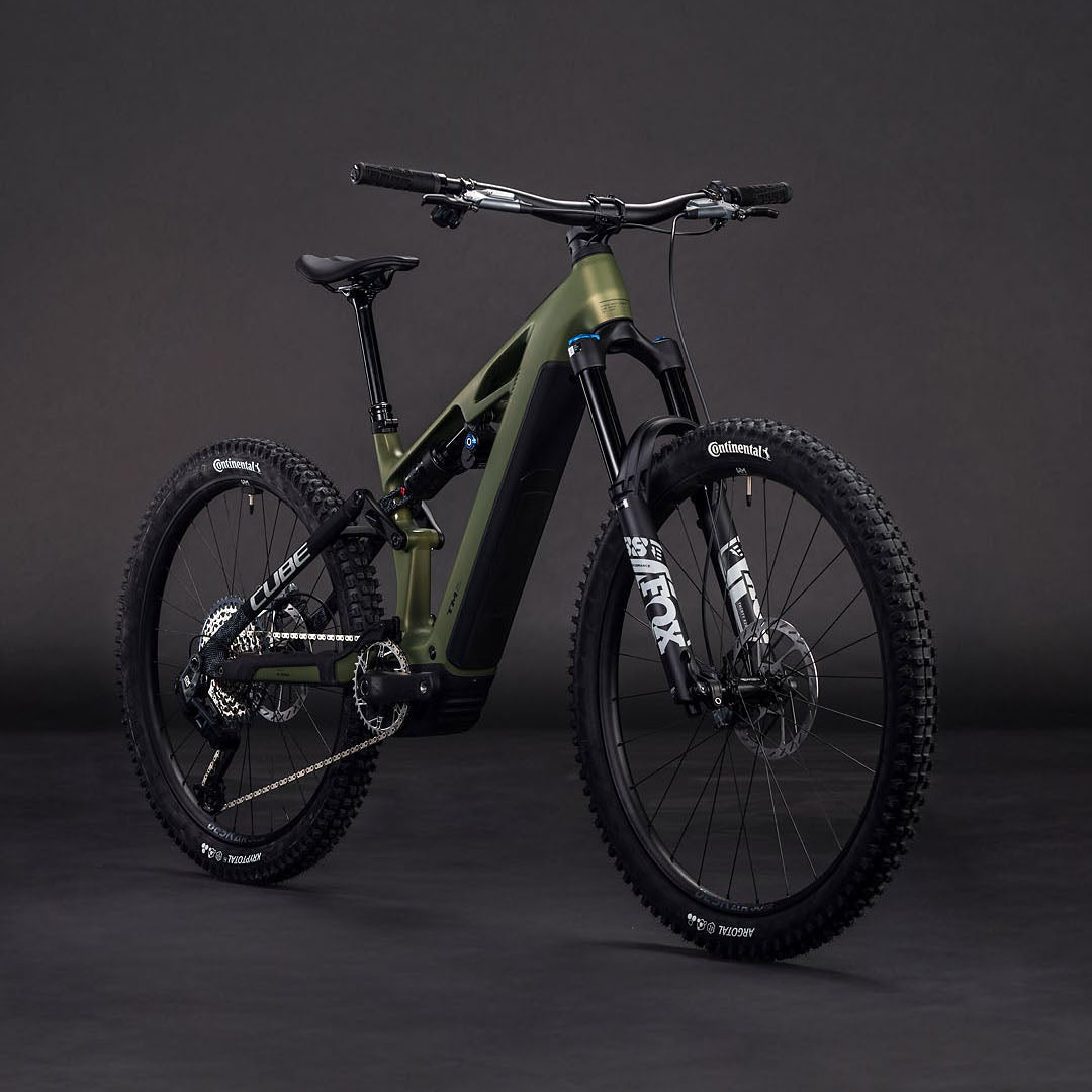 BICICLETA CUBE STEREO HYBRID ONE77 HPC TM 800 REEDGREEN´N´MATRIX