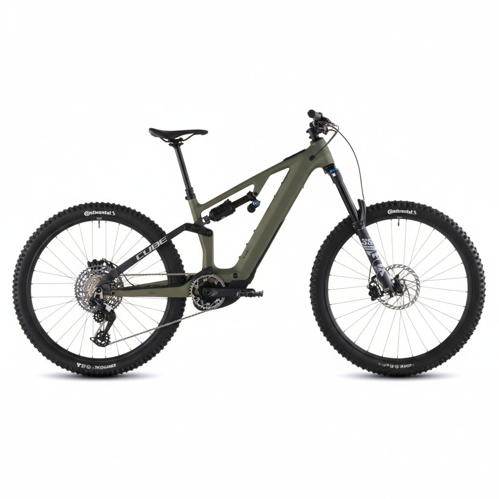 BICICLETA CUBE AMS HYBRID 177 C:62 TM 600X REEDGREEN´N´MATRIX