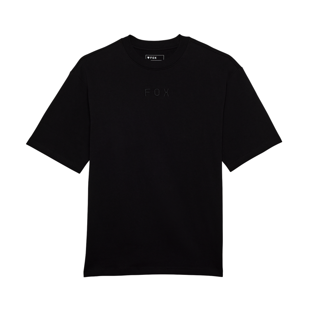Polera Fox Racing Wordmark Heavyweight | Negro