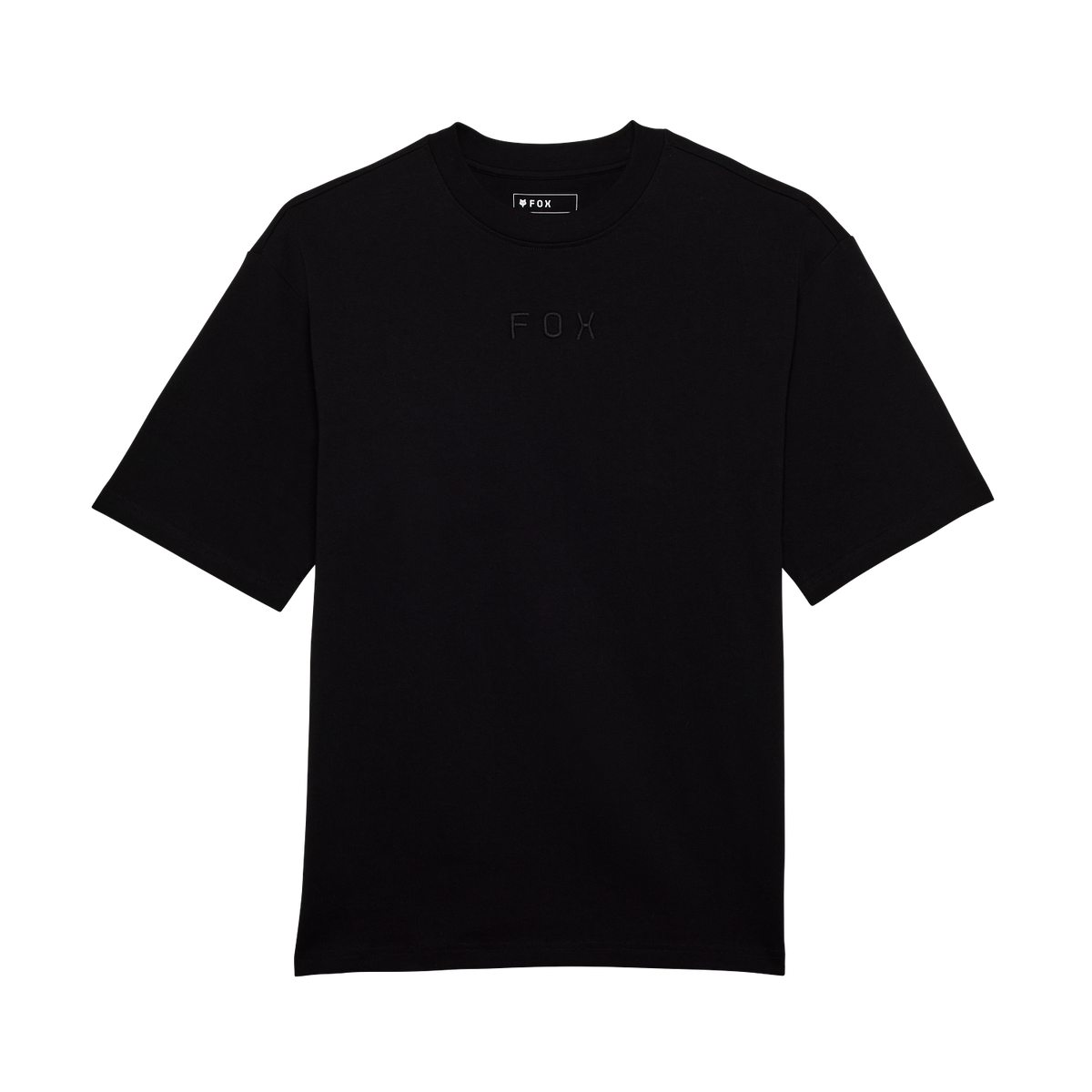 Polera Fox Racing Wordmark Heavyweight | Negro