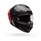 Casco Moto Bell Calle Race Star DLX Flex Strike Rojo/Negro