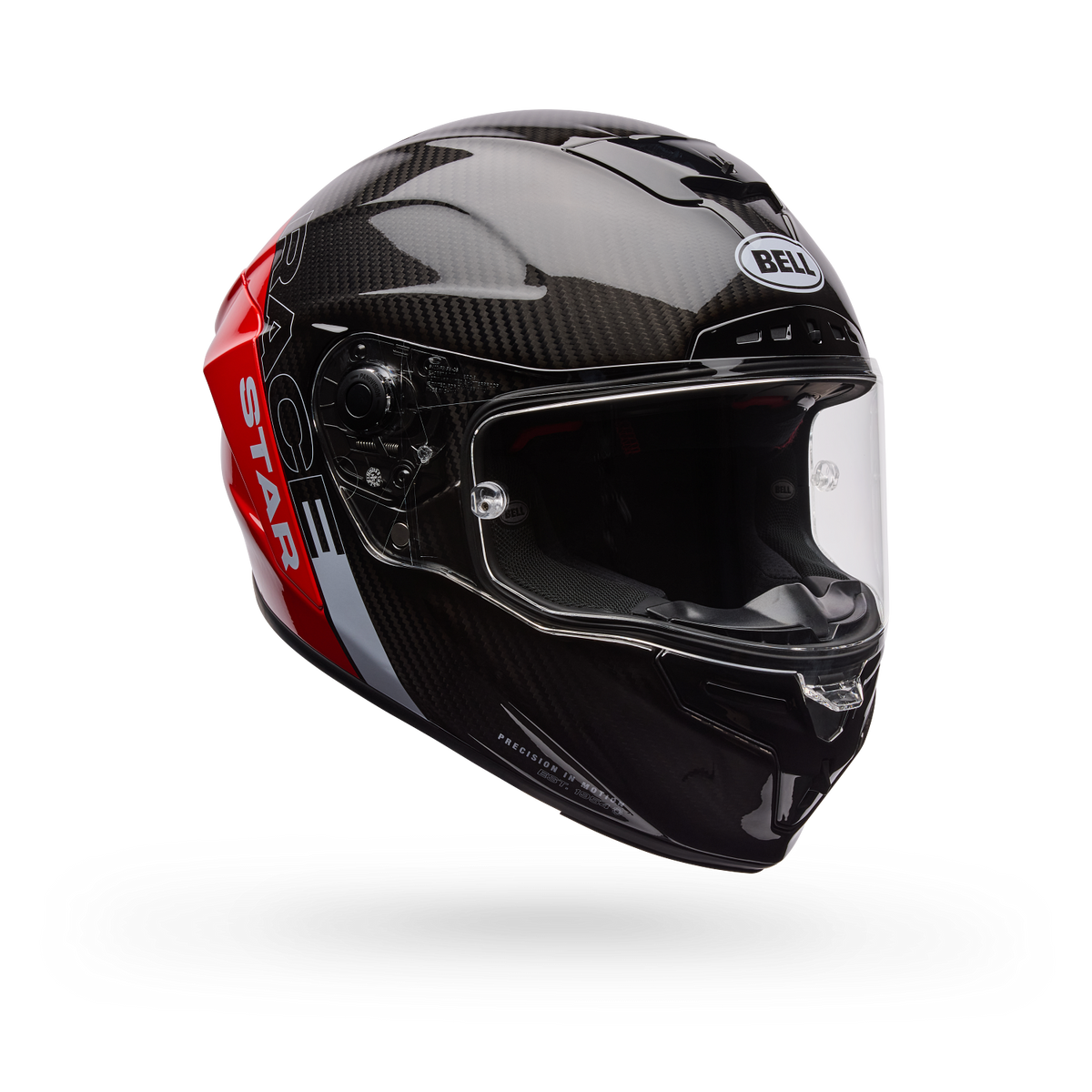 Casco Moto Bell Calle Race Star DLX Flex Strike Rojo/Negro