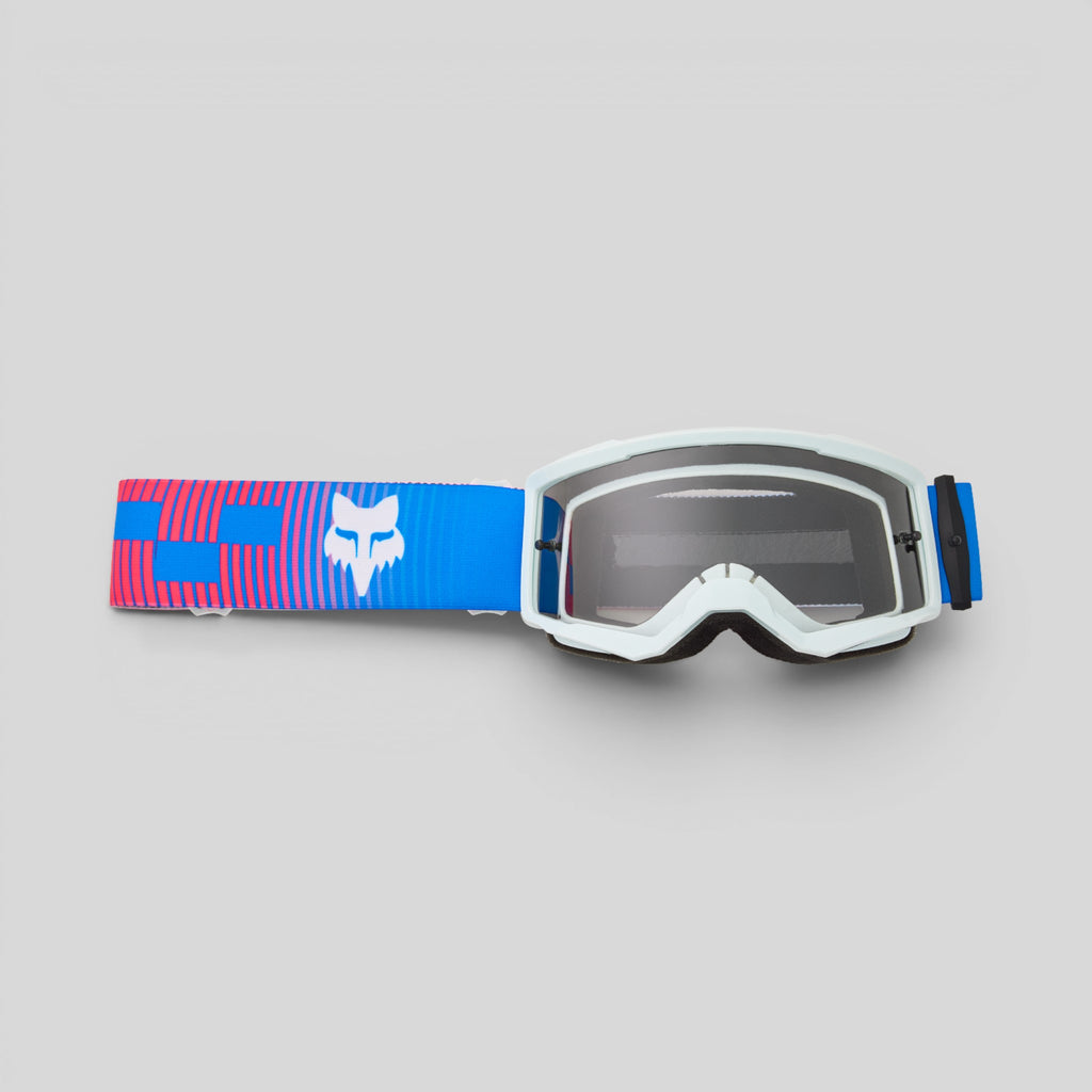 Fox Racing Youth Main Collect Goggle – Antiparra MTB Niño Azul/Rosado | Mica Transparente