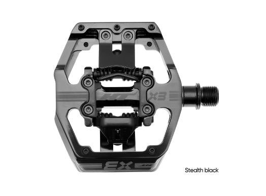 Pedales de enganche HT Clips X3 color Black Stealth
