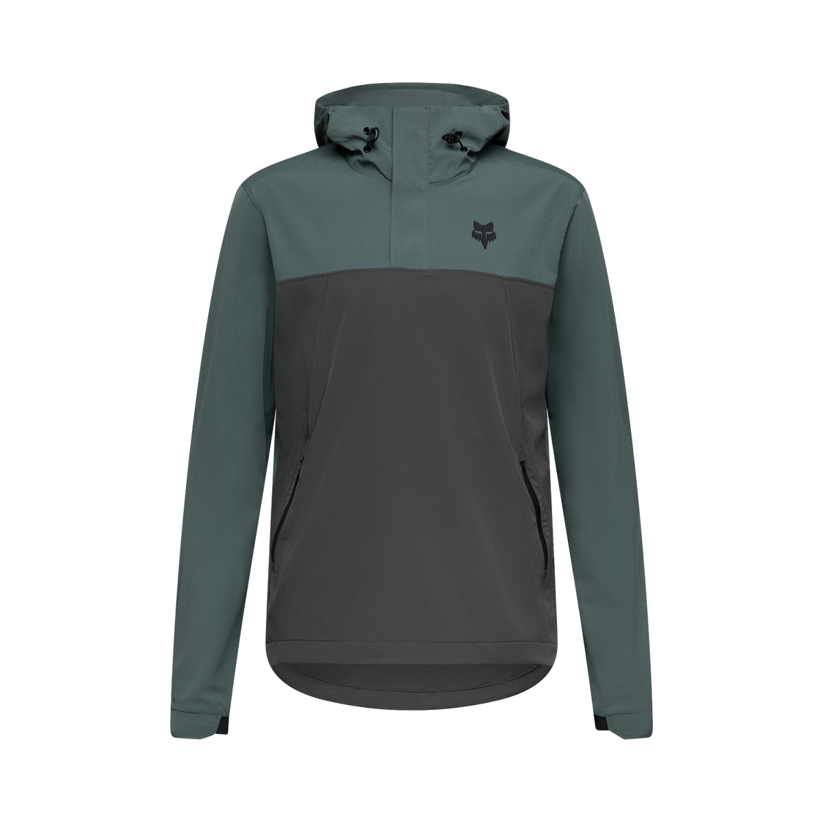 Poleron Hombre FOX Ranger Wind color Verde Salvia, vista frontal
