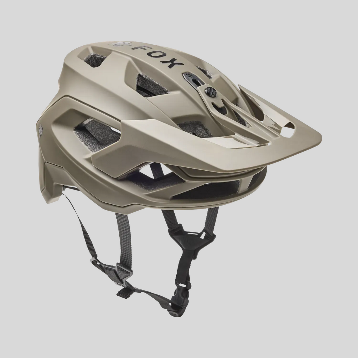 Casco de MTB MZ Bikes FOX Speedframe MIPS en color verde oliva con visera ajustable y sistema de ventilación