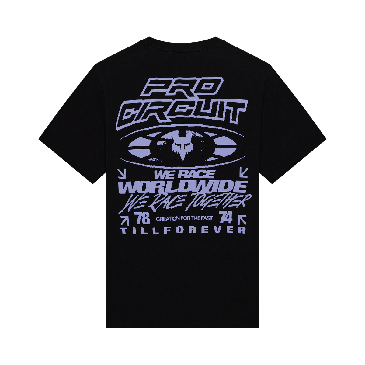 Polera Fox Racing Pro Circuit 195 Original | Negro